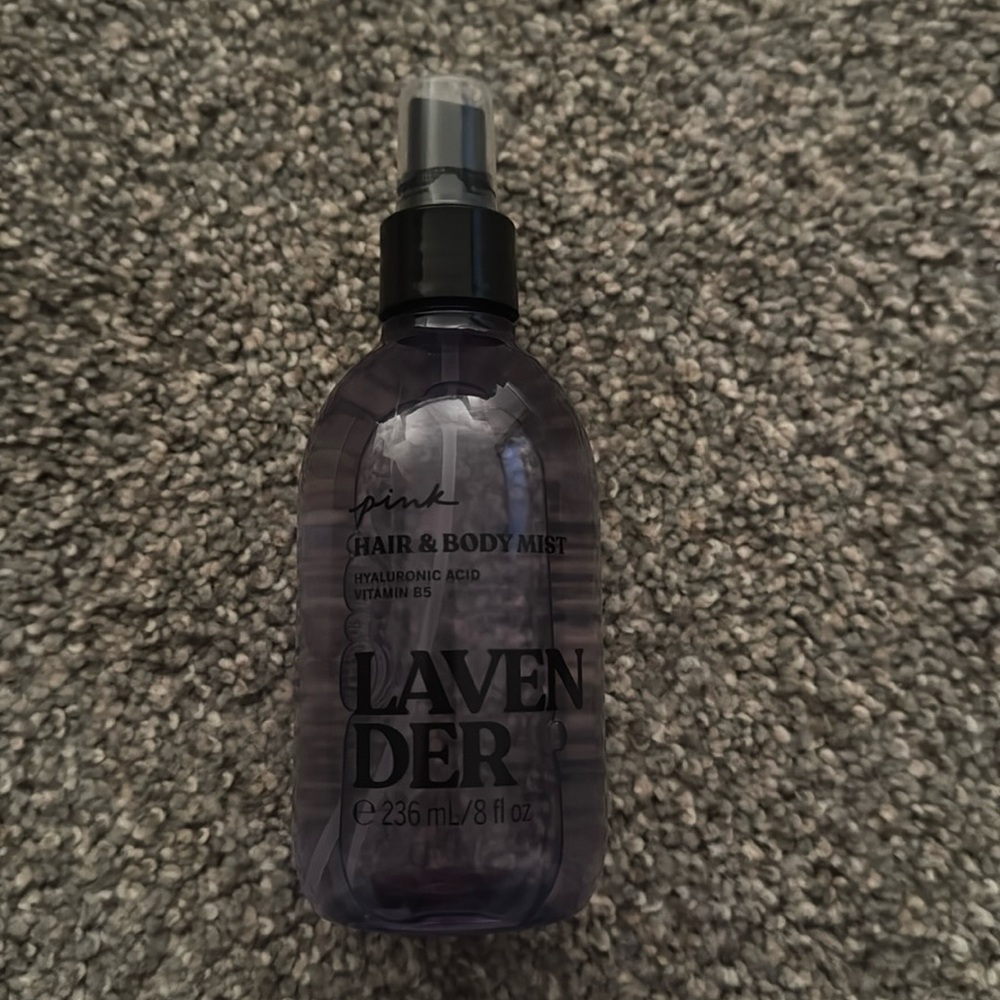 PINK hair and body mist lavender 8 FL OZ